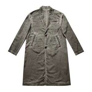JOHN UNDERCOVER Men's Velour Long Coat